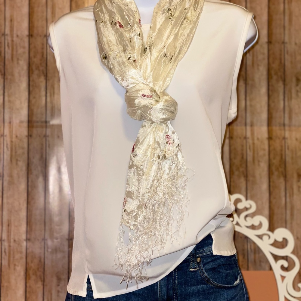 ❤️ Women Karen Scott White Top Size L